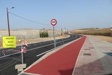 La nueva pinta de la carretera de Melenara/TA.